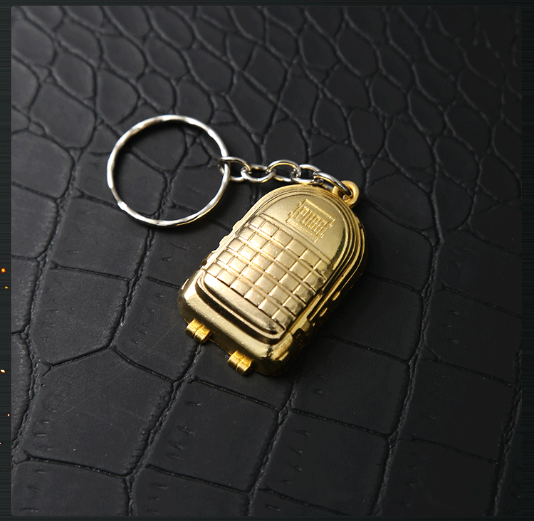 Jesus Survival Chicken Campus Peripheral Toy Alloy Pan Keychain Vest Oil Drum Backpack Keychain