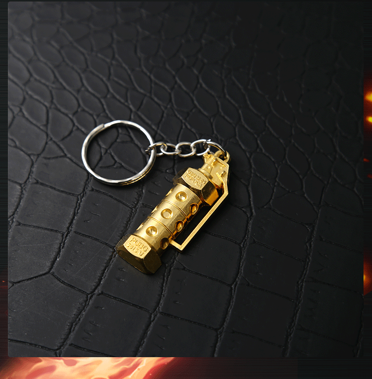 Jesus Survival Chicken Campus Peripheral Toy Alloy Pan Keychain Vest Oil Drum Backpack Keychain