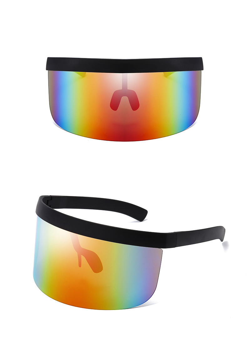 One-Piece Oversized Lens Privacy Anti-Foam Protective Sunglasses Fashion Outdoor UV-Proof Sunglasses One-Piece Oversized Lens Privacy Anti-Foam Protective Sunglasses Fashion Outdoor UV-Proof Sunglasses