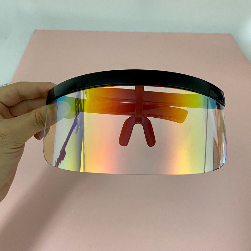 One-Piece Oversized Lens Privacy Anti-Foam Protective Sunglasses Fashion Outdoor UV-Proof Sunglasses One-Piece Oversized Lens Privacy Anti-Foam Protective Sunglasses Fashion Outdoor UV-Proof Sunglasses