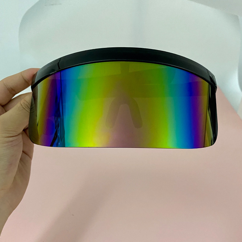 One-Piece Oversized Lens Privacy Anti-Foam Protective Sunglasses Fashion Outdoor UV-Proof Sunglasses One-Piece Oversized Lens Privacy Anti-Foam Protective Sunglasses Fashion Outdoor UV-Proof Sunglasses