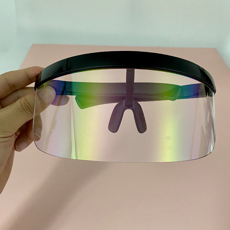 One-Piece Oversized Lens Privacy Anti-Foam Protective Sunglasses Fashion Outdoor UV-Proof Sunglasses One-Piece Oversized Lens Privacy Anti-Foam Protective Sunglasses Fashion Outdoor UV-Proof Sunglasses