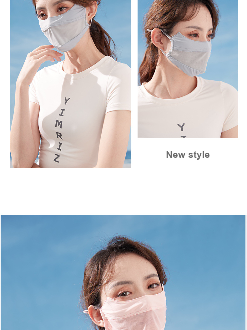Summer Sun Protection Mask Female Dust-Proof UV-Proof Veil Sun-Proof Ice Silk Mask Riding Full Face Protection Eye Protection Summer Sun Protection Mask Female Dust-Proof UV-Proof Veil Sun-Proof Ice Silk Mask Riding Full Face Protection Eye Protection
