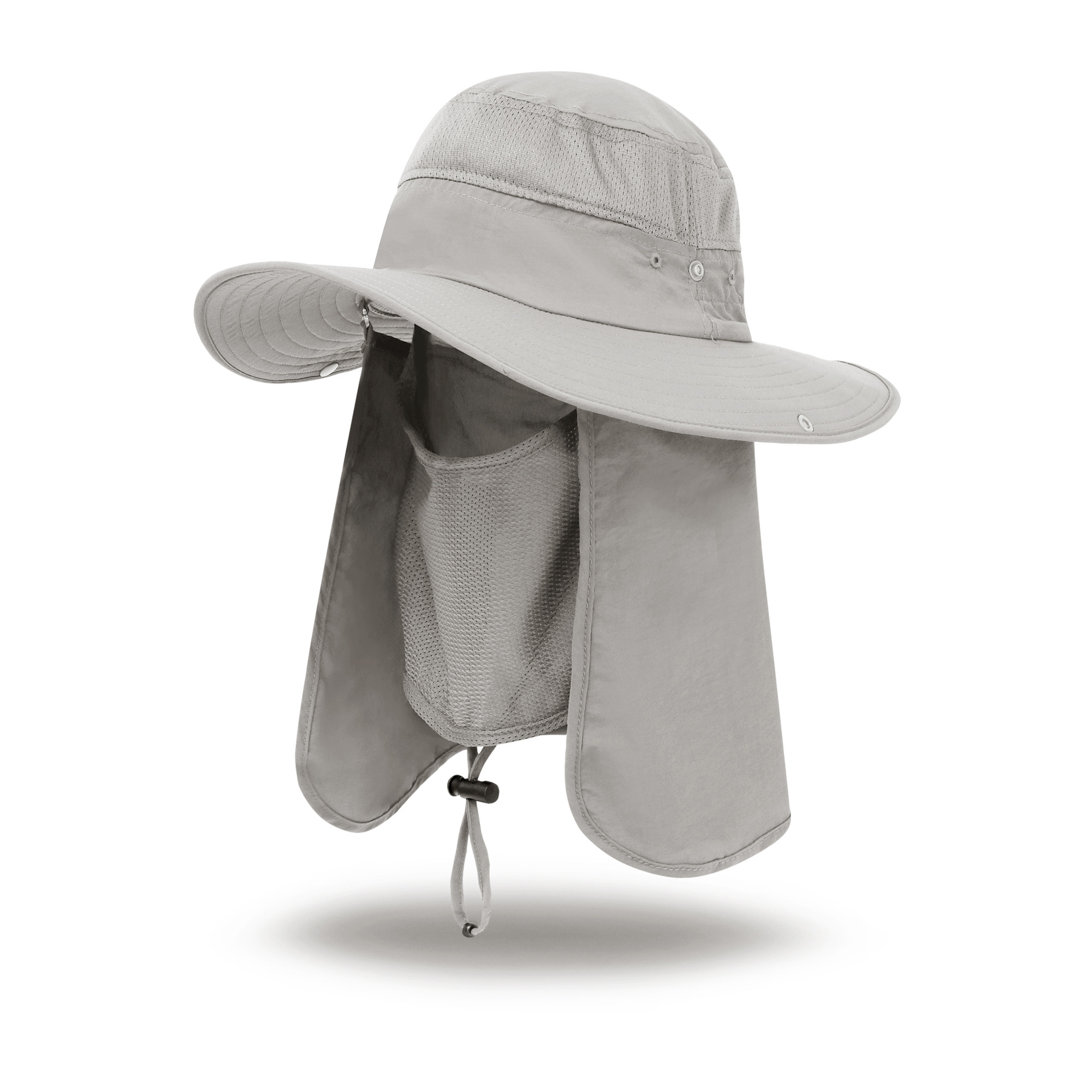 New Big Brim Sun-Proof Bucket Hat Outdoor Beach Sun Hat Sun Hat with Neck Protection UV Protection Hat