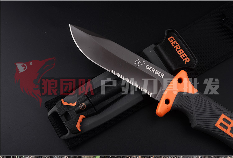 Tactical High Hardness Straight Knife Field Survival Collection SelfDefense Portable Knife Outdoor Knife Fishing Knife