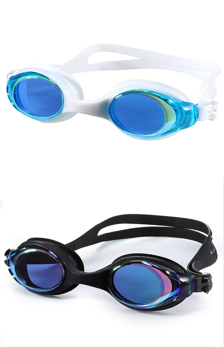Zhou chalky goggles high grade silicone waterproof fog-proof swimming goggles hd men's and women's high strength swimming goggles Zhou chalky goggles high grade silicone waterproof fog-proof swimming goggles hd men's and women's high strength swimming goggles