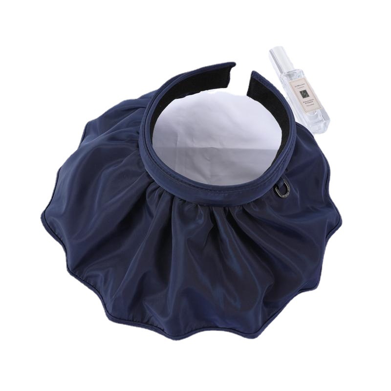 Hot Hat Women&#039;s Korean-Style Sun-Proof Face Cover Sun Hat Shell-like Bonnet UV-Proof Sun Shade Fashion All-Matching Topless Hat