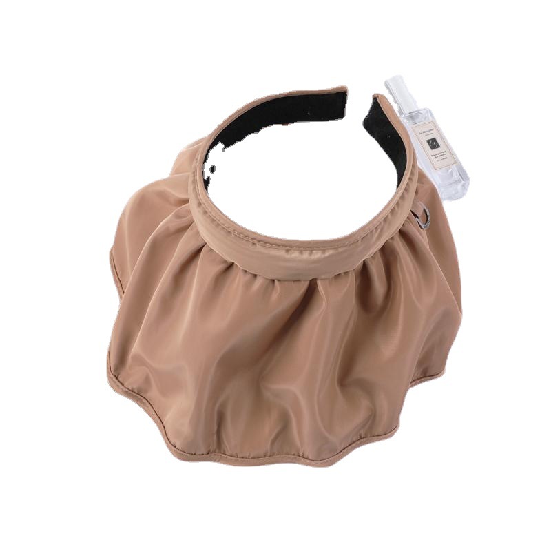 Hot Hat Women&#039;s Korean-Style Sun-Proof Face Cover Sun Hat Shell-like Bonnet UV-Proof Sun Shade Fashion All-Matching Topless Hat