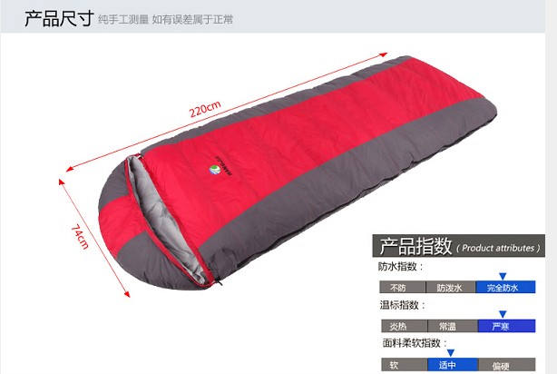 Envelopes down sleeping bags-adult outdoor thickened senior ultralight warm down sleeping bag down sleeping bags