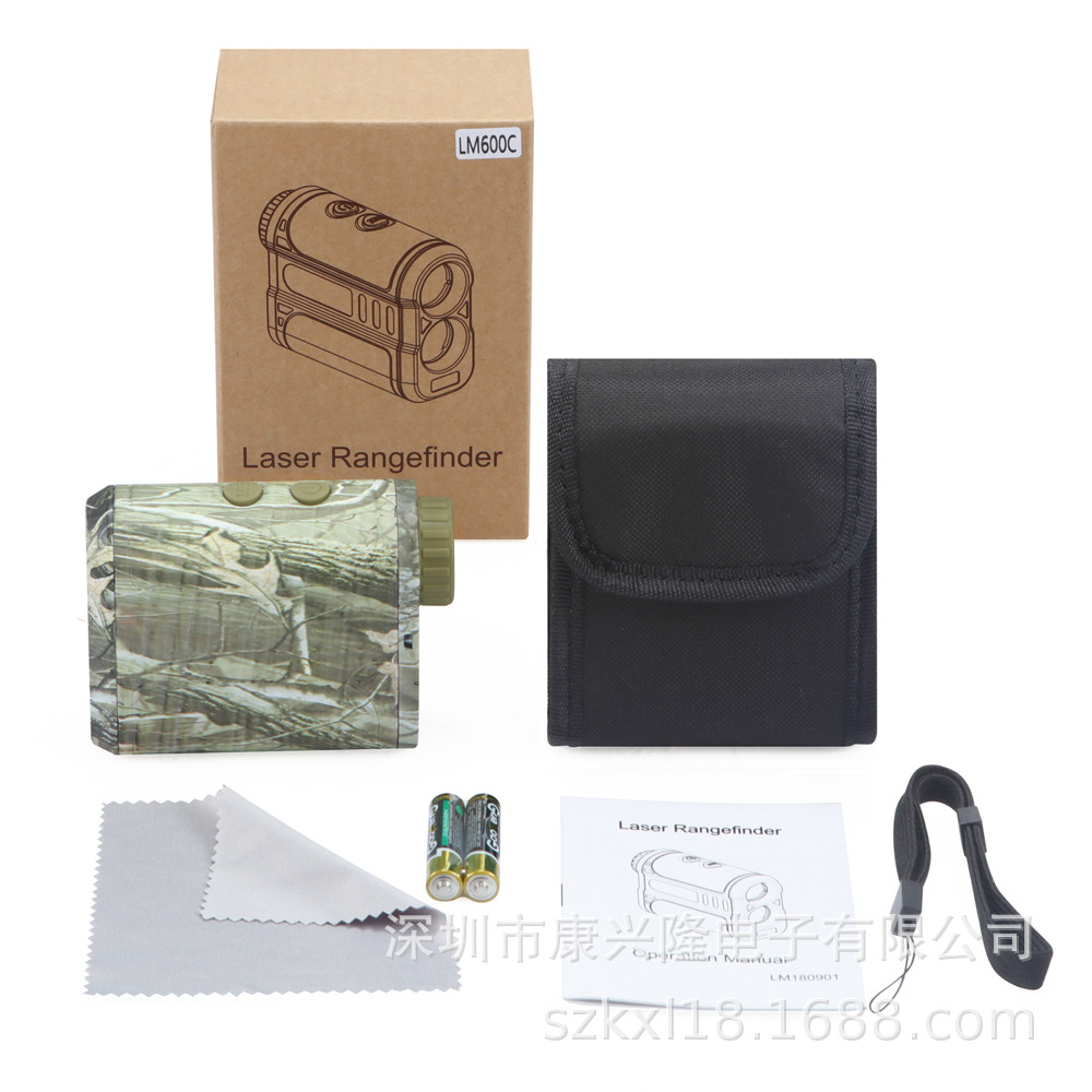 Camouflage C Model Golf Distance Meter Telescope Rangefinder 600M for Power Engineering Golf Hunting