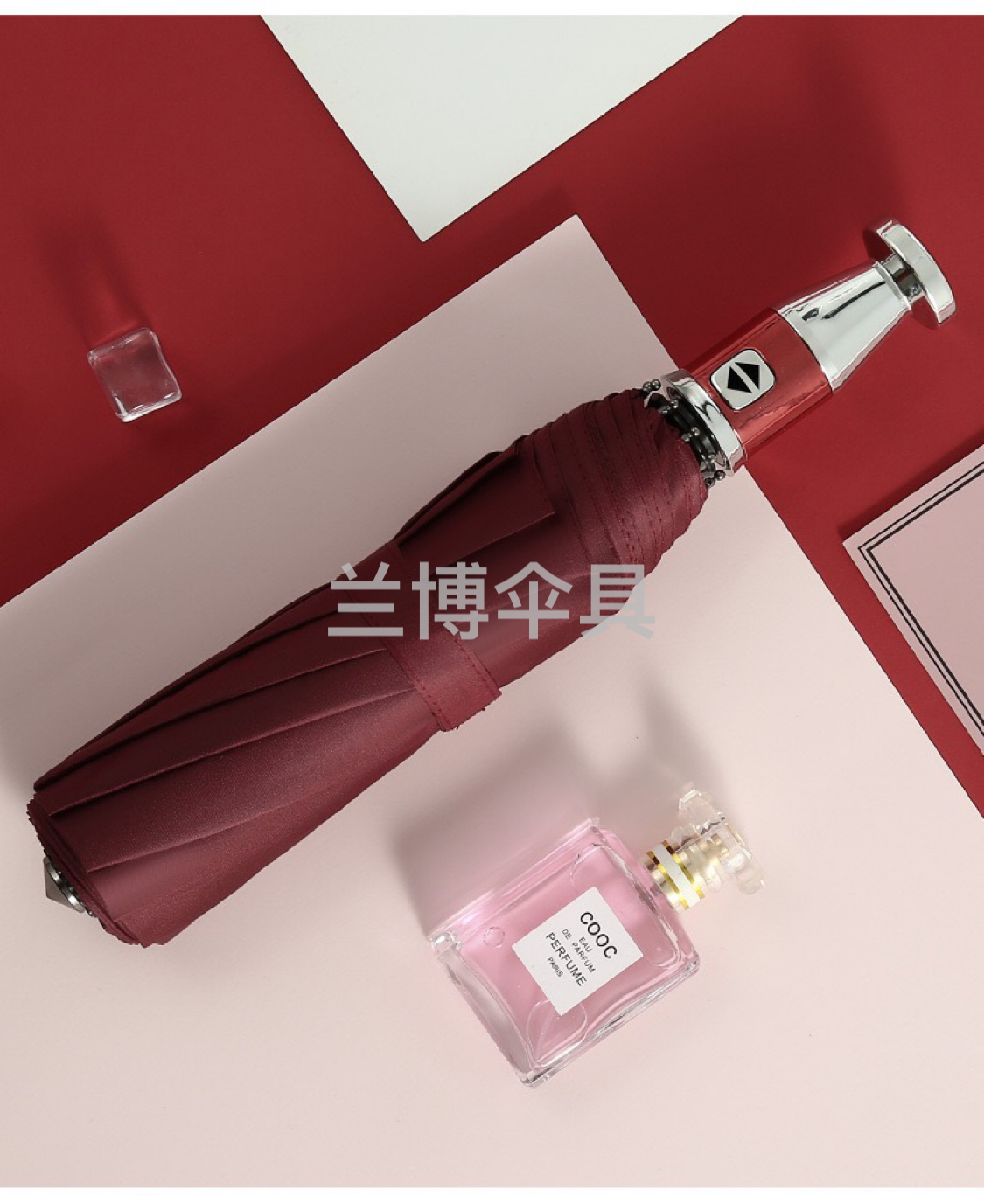 Full-Automatic 10-Bone Vinyl Sunshade UV-Proof Car Logo VIP Folding Men&#039;s Umbrella Business Umbrella Custom Logo