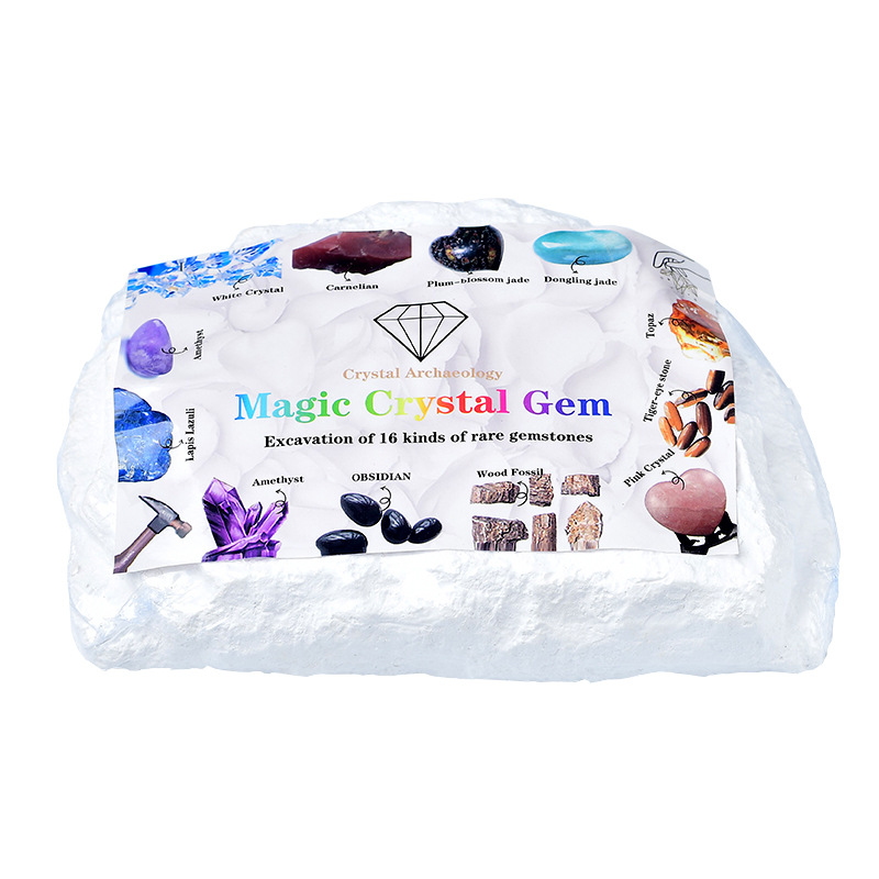 Archaeological Mining Toys Fossil Blind Box Children&#039;s Handmade DIY Digging Treasure Hunting Boys and Girls Natural Gem Ore Blind Box