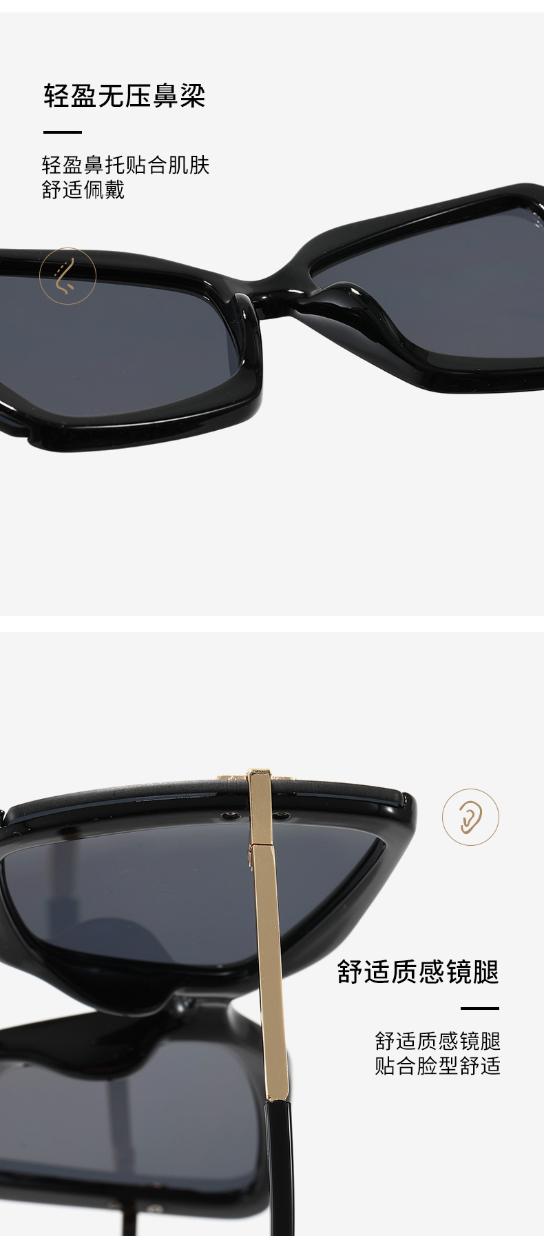2021 Large Frame Fashion Sunglasses for Women New Sunglasses Men Fashion European and American Outdoor UV-Proof Women's Fashion 2021 Large Frame Fashion Sunglasses for Women New Sunglasses Men Fashion European and American Outdoor UV-Proof Women's Fashion