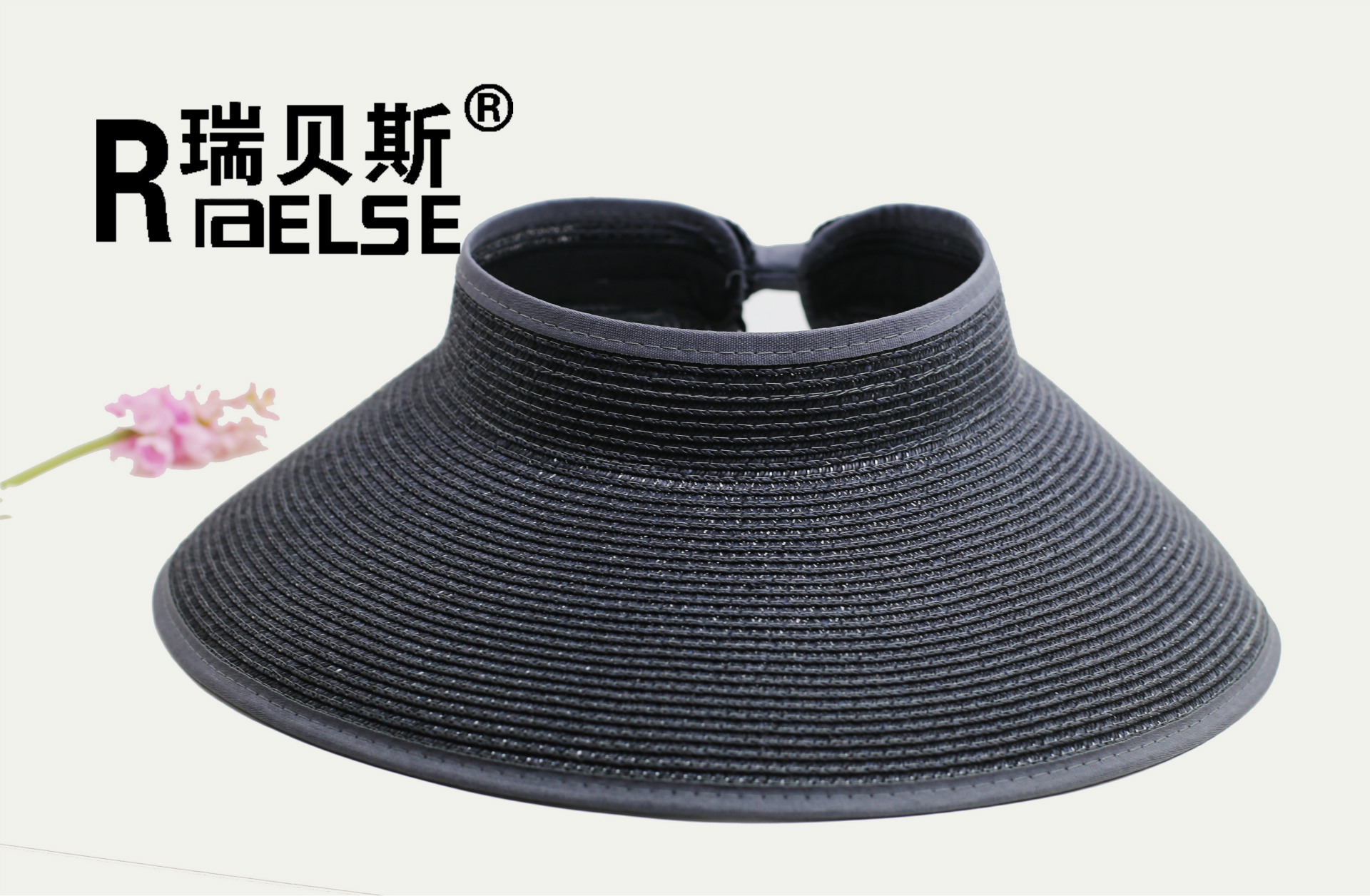 Hat Female Summer Big Brim Sun-Proof Straw Hat Sun Protection UV Protection Visor Cap Foldable Beach Trip Straw Hat