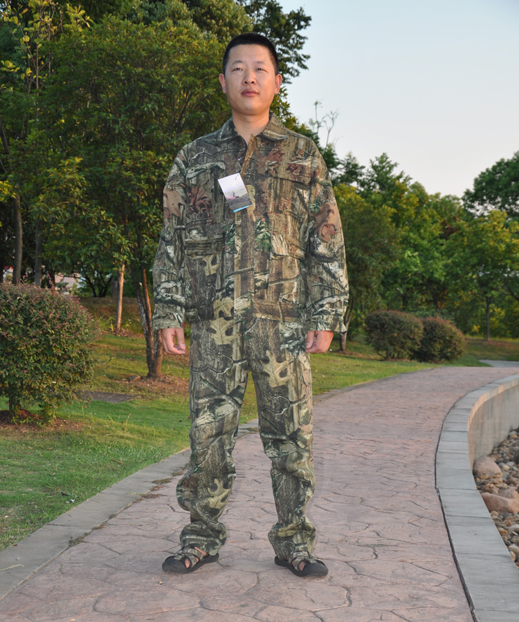Bionic Camo hunting clothing outdoors clothing suit forest Camo suit outdoor survival suits