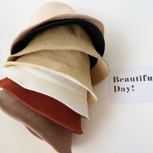Sun Li Same Product Sun-Proof UV Japanese Paper Straw Hat Spring and Summer Foldable Bow Beach Bucket Hat Women Sun Li Same Product Sun-Proof UV Japanese Paper Straw Hat Spring and Summer Foldable Bow Beach Bucket Hat Women