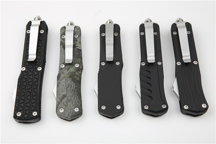 Factory Wholesale OTF Micro Technology Knife Series Comb Spring Retractable Pet Comb Outdoor Survival Broken Window Tool