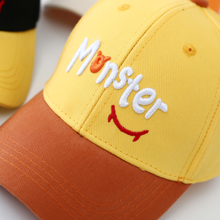 Manufacturer Children's Popular Pure Cotton Embroidery Color Matching Adjustable Outdoor UV-Proof Sports Cap Manufacturer Children's Popular Pure Cotton Embroidery Color Matching Adjustable Outdoor UV-Proof Sports Cap