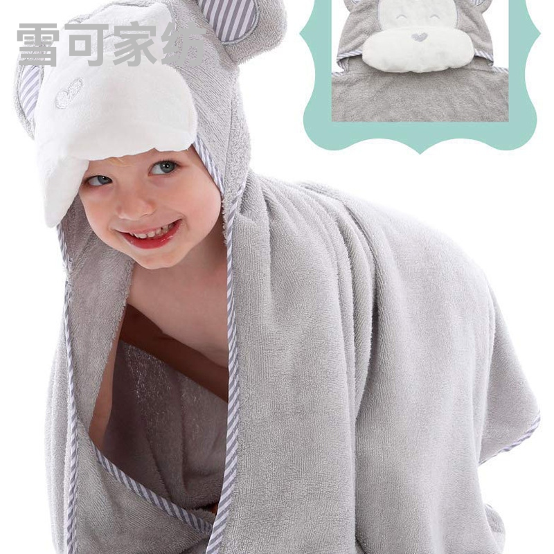 Baby Baby&#039;s Blanket Cloak Sleeping Bag Spring and Autumn Bamboo Fiber Swaddle Blanket Maternal and Child Supplies Foreign Trade Wholesale Amazon Gro-Bag Monkey