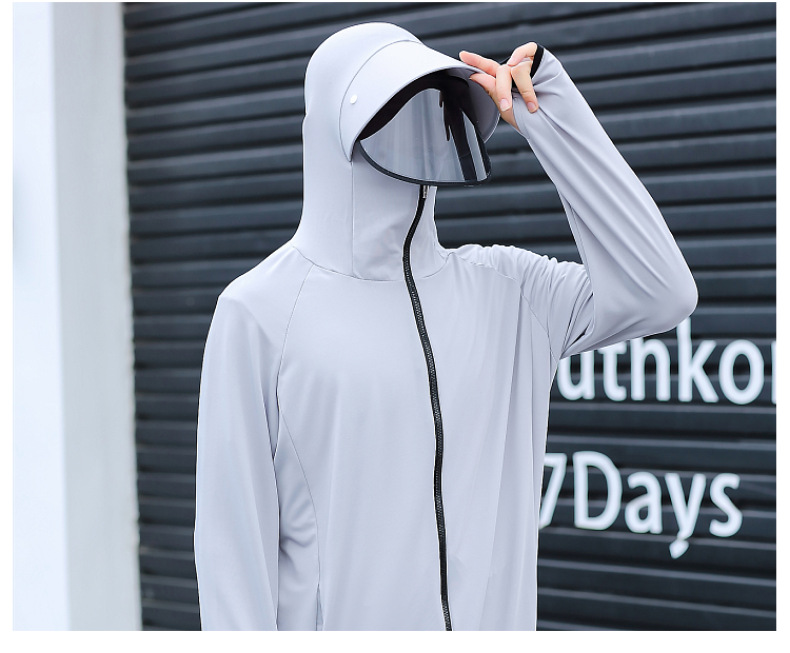 Sun Protection Clothing Men's Summer Ice Silk Fishing Sun-Proof Clothes Cycling Take-out Men's Thin Breathable and UV-Resistant Outdoor Set Sun Protection Clothing Men's Summer Ice Silk Fishing Sun-Proof Clothes Cycling Take-out Men's Thin Breathable and UV-Resistant Outdoor Set