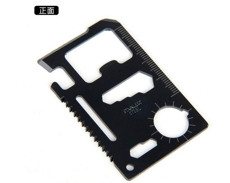 Creative Double Row Sharp Kerf Multifunctional Swiss Saber Cards Outdoor Camping Tool Card Survival Card Wholesale Creative Double Row Sharp Kerf Multifunctional Swiss Saber Cards Outdoor Camping Tool Card Survival Card Wholesale