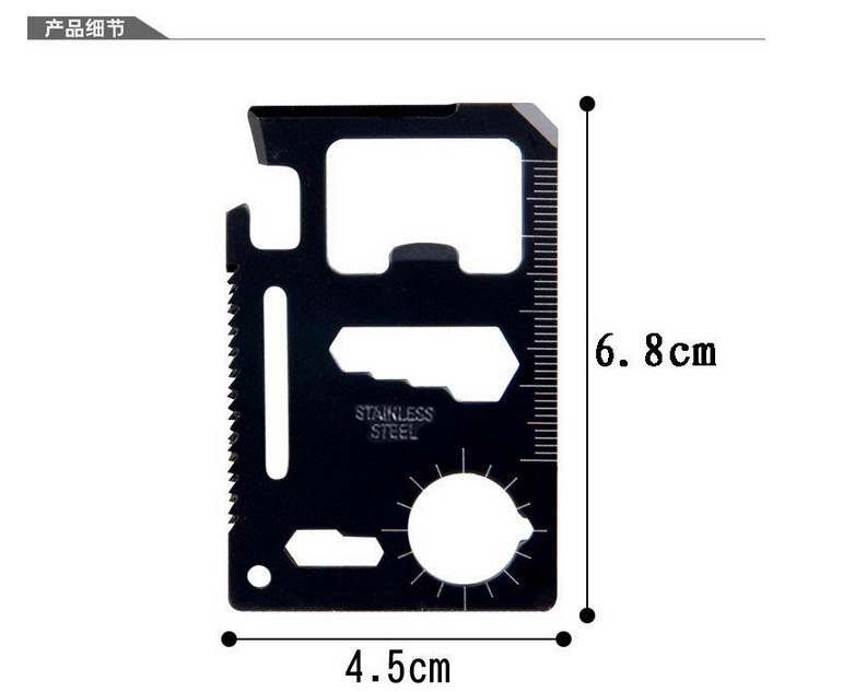 Creative Double Row Sharp Kerf Multifunctional Swiss Saber Cards Outdoor Camping Tool Card Survival Card Wholesale Creative Double Row Sharp Kerf Multifunctional Swiss Saber Cards Outdoor Camping Tool Card Survival Card Wholesale