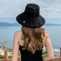 New Air Top Sunhat Women's Summer Leisure Travel UV Protection Big Brim Sun-Proof Vinyl Bucket Hat Dew Ponytail New Air Top Sunhat Women's Summer Leisure Travel UV Protection Big Brim Sun-Proof Vinyl Bucket Hat Dew Ponytail