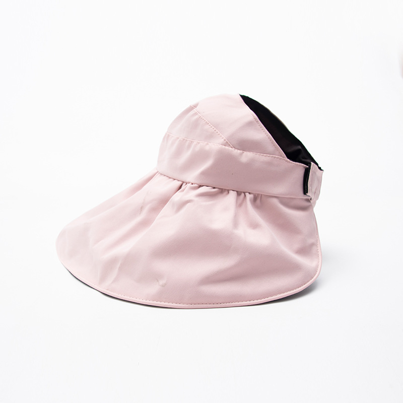 New Air Top Sunhat Women's Summer Leisure Travel UV Protection Big Brim Sun-Proof Vinyl Bucket Hat Dew Ponytail New Air Top Sunhat Women's Summer Leisure Travel UV Protection Big Brim Sun-Proof Vinyl Bucket Hat Dew Ponytail