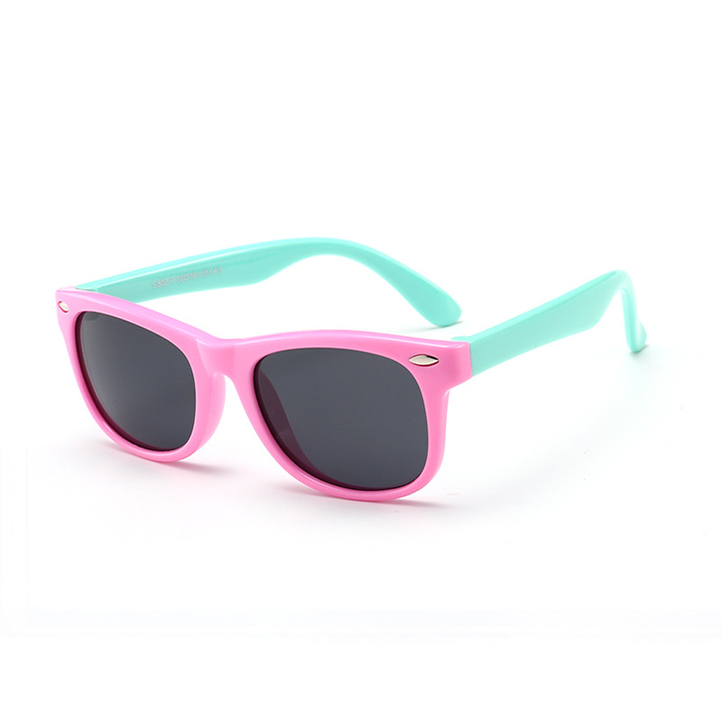 Currently Available Wholesale Silicone Fashion UV-Proof Sunglasses Baby Glasses Polarized Kids Sunglasses