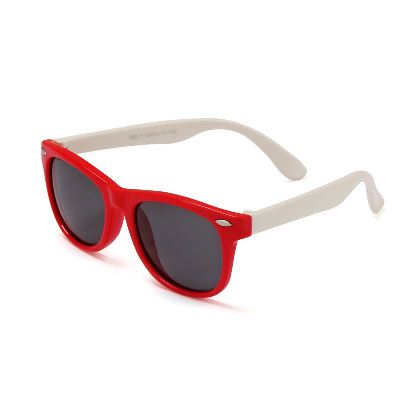 Currently Available Wholesale Silicone Fashion UV-Proof Sunglasses Baby Glasses Polarized Kids Sunglasses