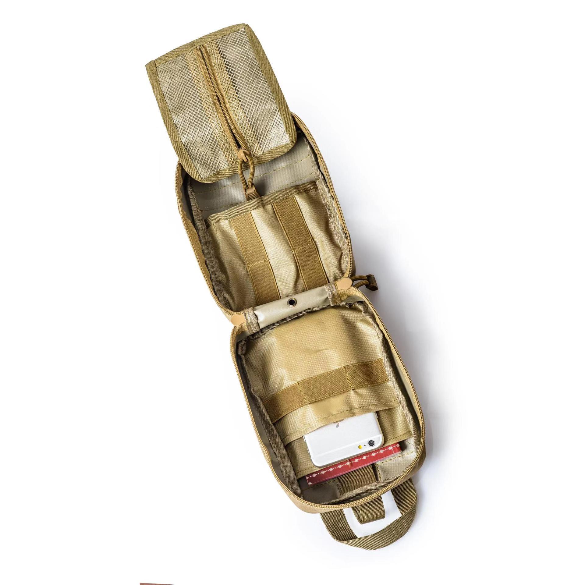 Tactical First-Aid Kit Accessory Kit Accessory Bag Tactical Waist Pack Camouflage Multi-Purpose Package Outdoor Mountaineering Survival Kit Tactical First-Aid Kit Accessory Kit Accessory Bag Tactical Waist Pack Camouflage Multi-Purpose Package Outdoor Mountaineering Survival Kit