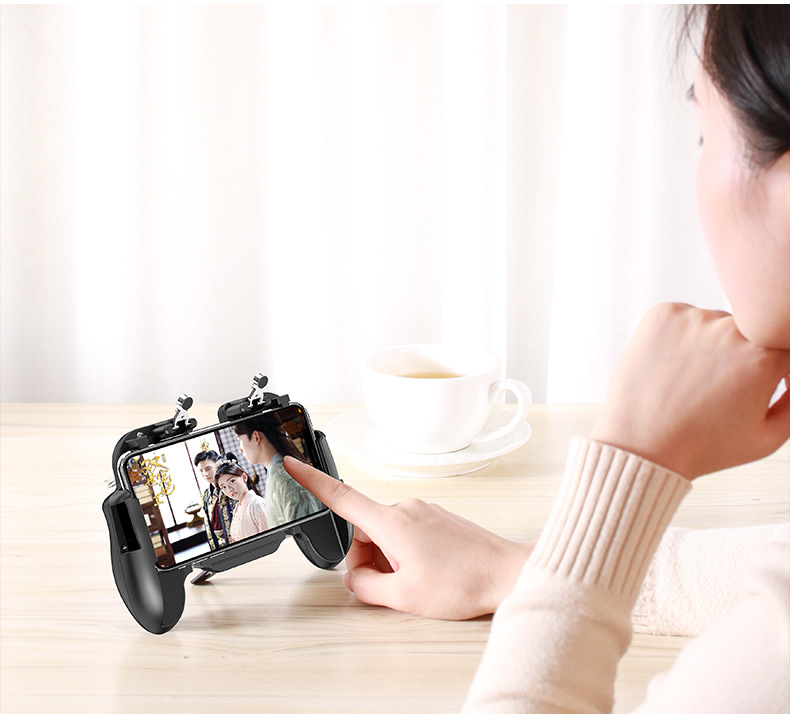 New H5 multi-functional chicken eating device heat charging jedi survival quick shooting button gamepad New H5 multi-functional chicken eating device heat charging jedi survival quick shooting button gamepad