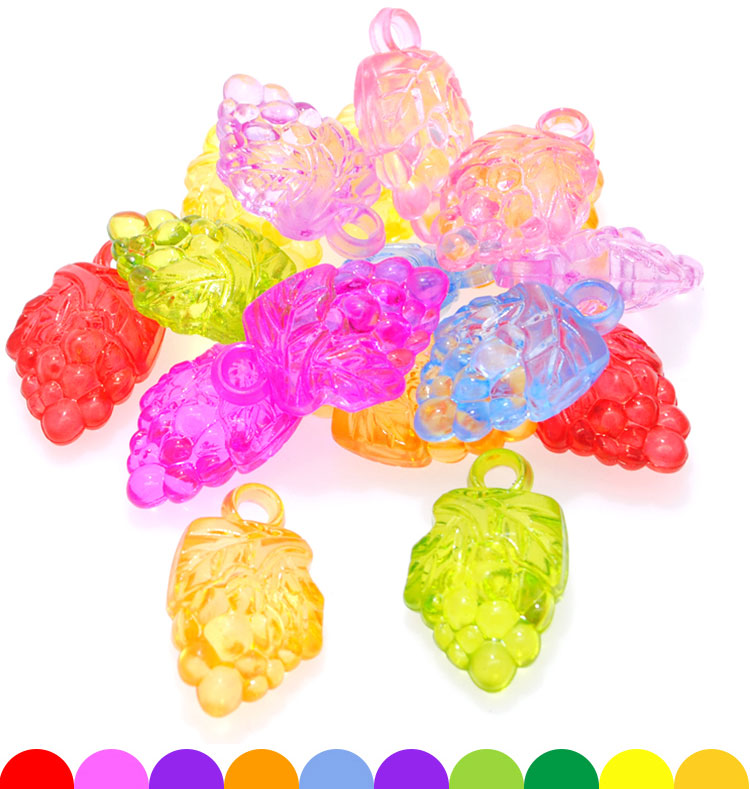Imitation Crystal Grape Gem Hanging Piece Pendant Children String Beads Material Children Play House Game Treasure Hunting Toy Imitation Crystal Grape Gem Hanging Piece Pendant Children String Beads Material Children Play House Game Treasure Hunting Toy