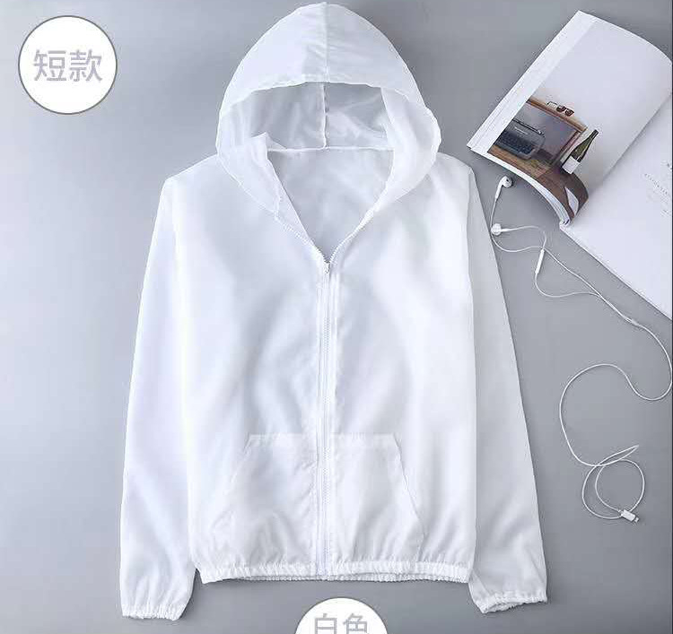2021 Summer New Mid-Length Sun Protective Clothes Women's Korean-Style Hooded Outdoor UV-Proof Transparent Top Wholesale 2021 Summer New Mid-Length Sun Protective Clothes Women's Korean-Style Hooded Outdoor UV-Proof Transparent Top Wholesale