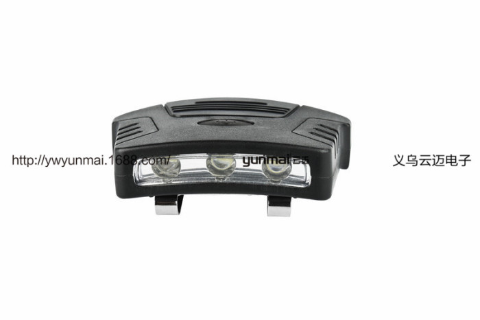 Wholesale 3*LED brim lamp clip cap type outdoor flashlight cap clip lamp lamp cap lamp hunting fishing
