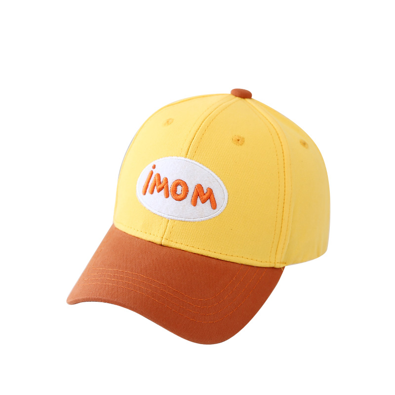 Manufacturer Children&#039;s Popular Pure Cotton Embroidery Color Matching Adjustable Outdoor UV-Proof Sports Cap
