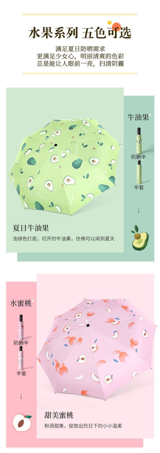 Umbrella Fruit Fruit Fun Sun-Proof Sun-Proof UV-Proof Rain-Proof Dual-Use Vinyl Sun Umbrella Can Be Printed Advertising Umbrella Umbrella Fruit Fruit Fun Sun-Proof Sun-Proof UV-Proof Rain-Proof Dual-Use Vinyl Sun Umbrella Can Be Printed Advertising Umbrella