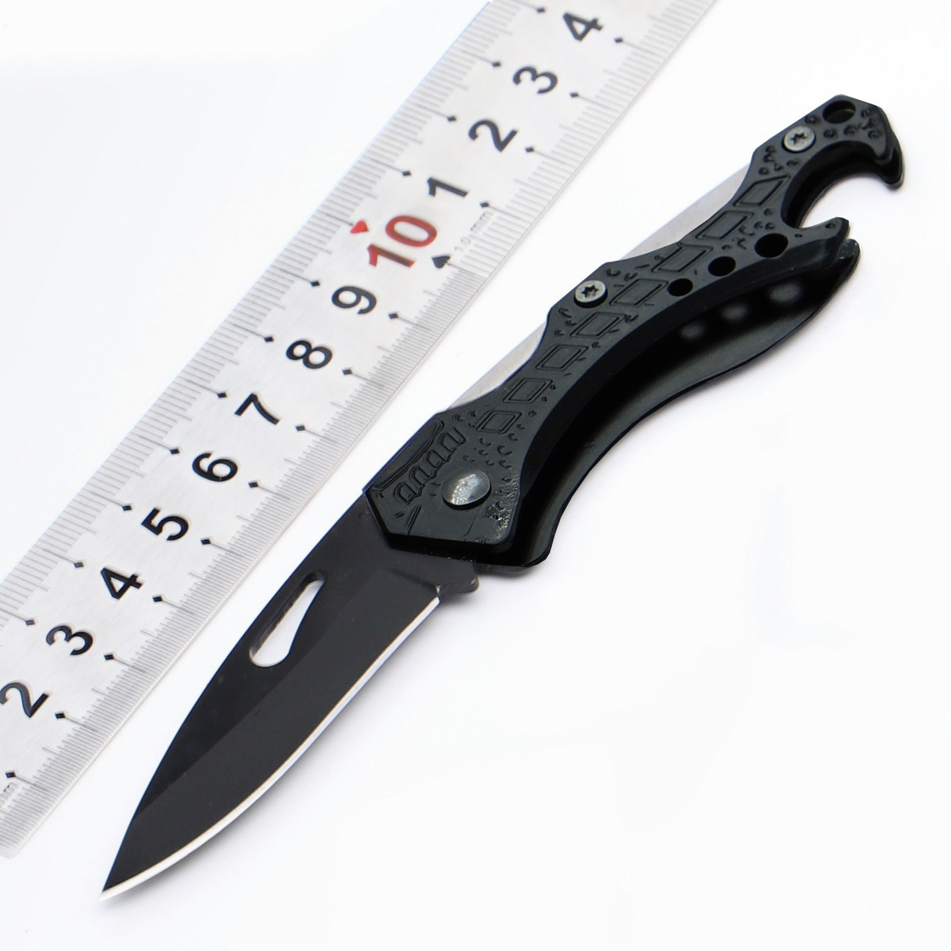 High Hardness Mini Outdoor Folding Knife Portable Key Knife Camping Survival Knife Self-Defense Portable Fruit Knife