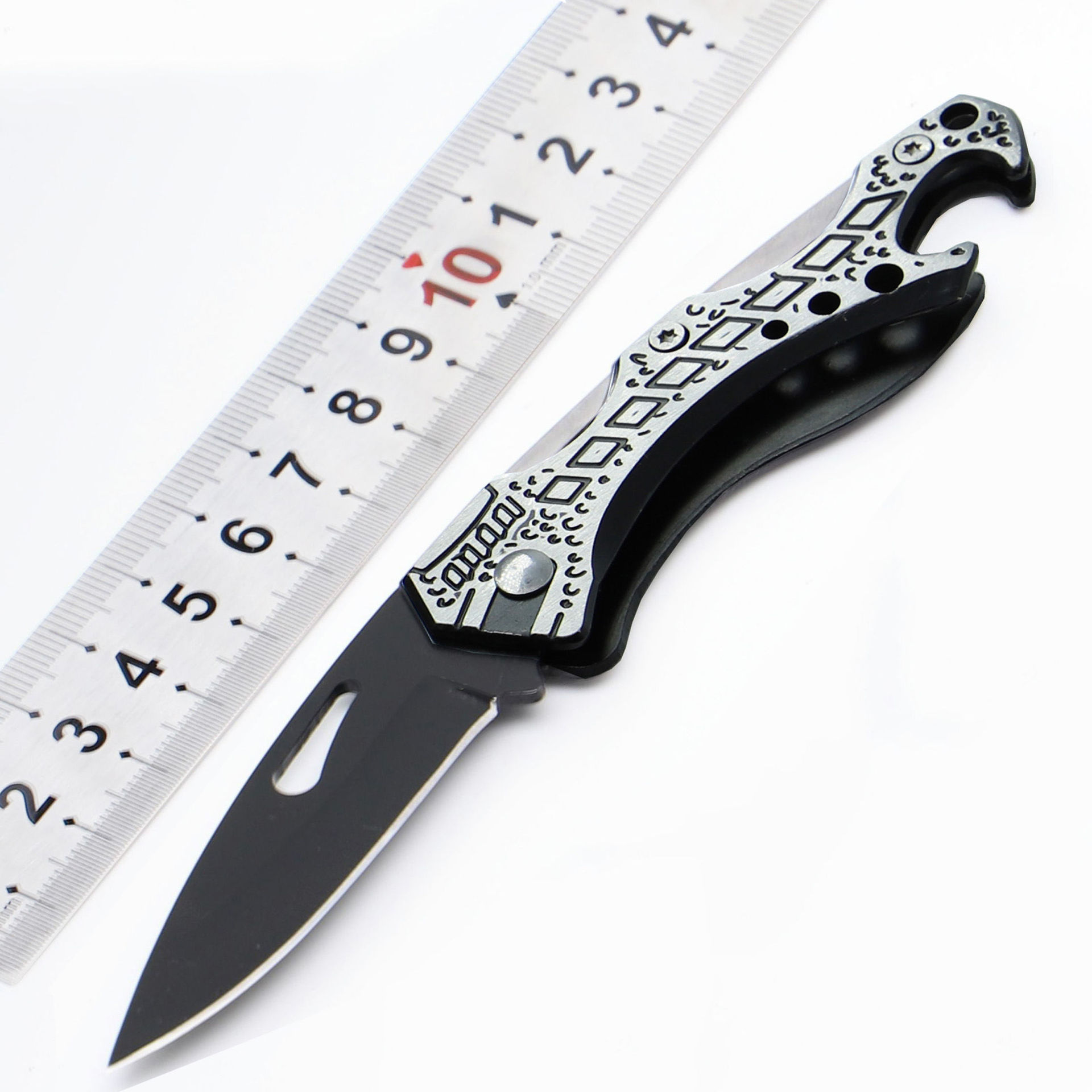 High Hardness Mini Outdoor Folding Knife Portable Key Knife Camping Survival Knife Self-Defense Portable Fruit Knife