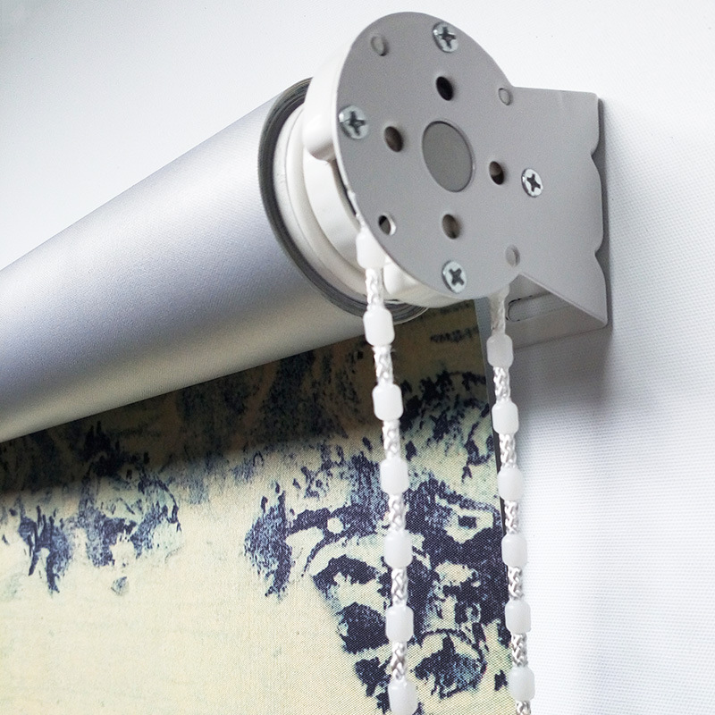 Full Shading Thickened Heat Insulation UV-Proof Waterproof Roller Shutter Pull Bead Reel Curtain Bedroom Balcony Shading