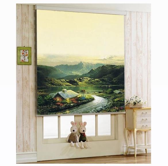 Full Shading Thickened Heat Insulation UV-Proof Waterproof Roller Shutter Pull Bead Reel Curtain Bedroom Balcony Shading