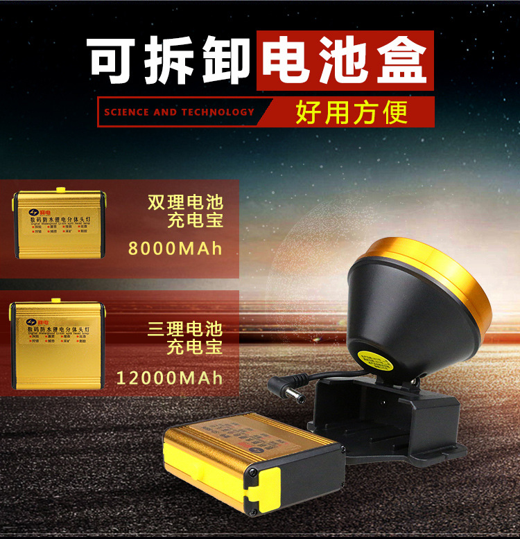 Headlight Strong Light Charging Super Bright Head-Mounted Flashlight Lithium Battery Waterproof USB Power Bank Night Fishing Led Hunting Miner's Lamp Headlight Strong Light Charging Super Bright Head-Mounted Flashlight Lithium Battery Waterproof USB Power Bank Night Fishing Led Hunting Miner's Lamp