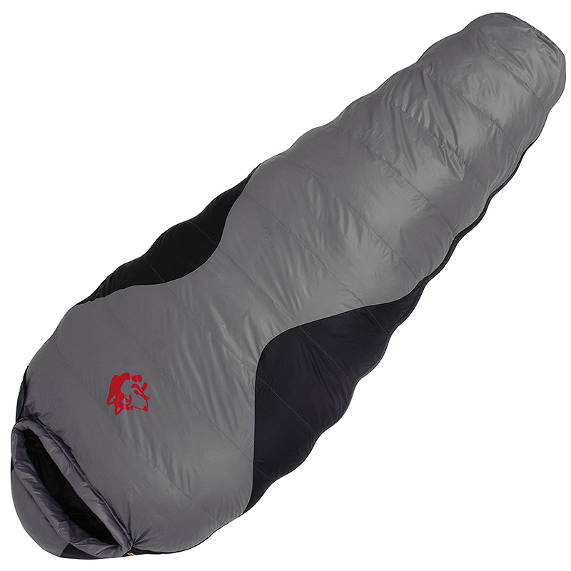 Sled dog outdoor warm and thick mummy type single can splice down sleeping bag