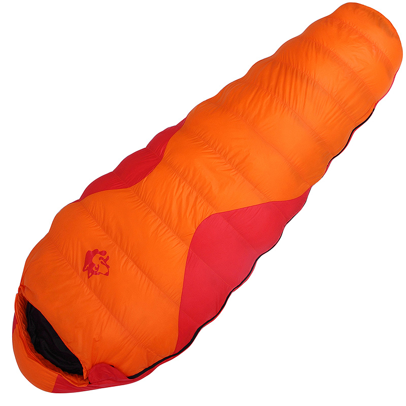 Sled dog outdoor warm and thick mummy type single can splice down sleeping bag