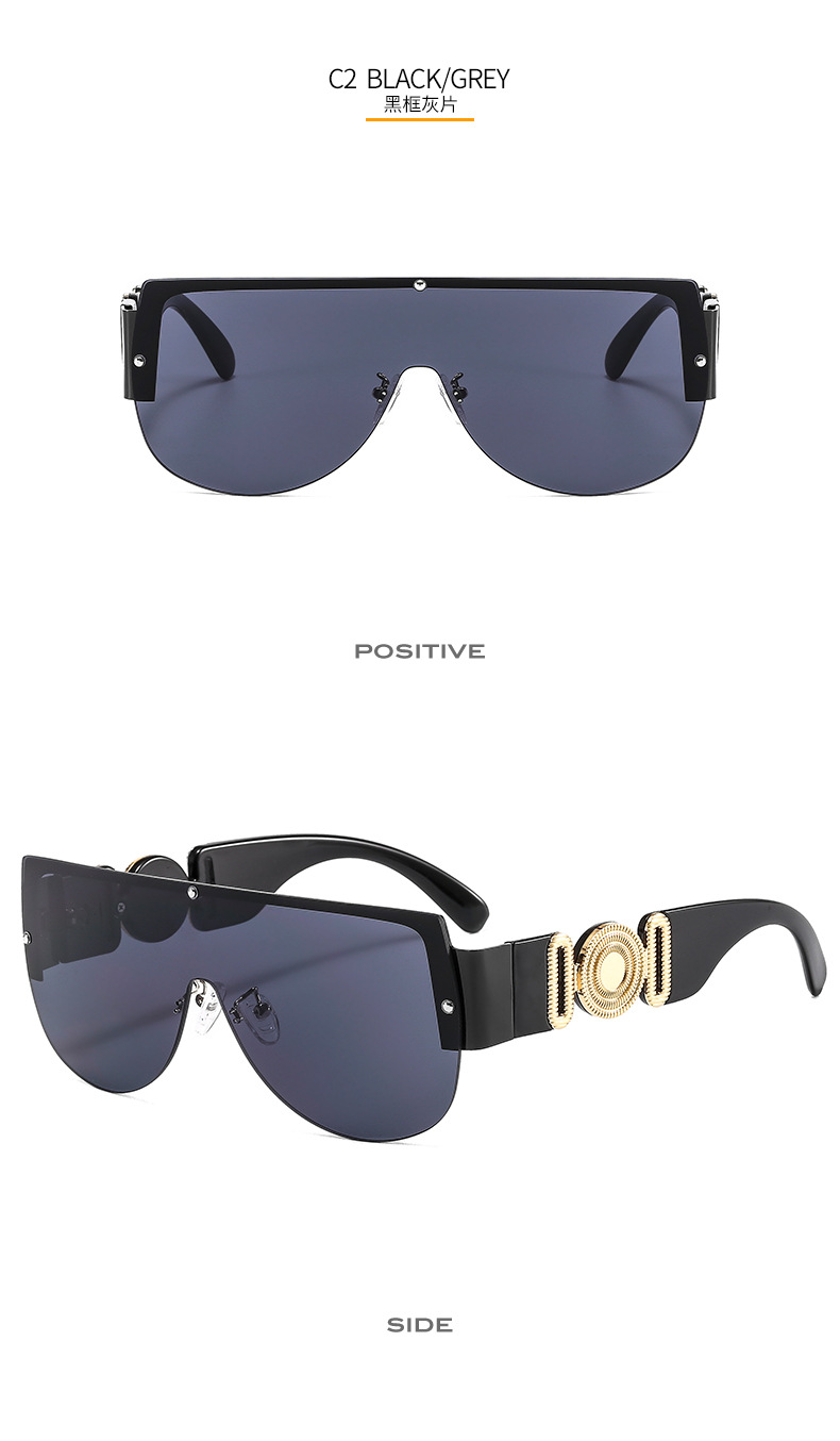 Men's Metal Siamese Sports Cycling Sunglasses Outdoor UV-Proof Fashion Cross-Border Sunglasses 504 Men's Metal Siamese Sports Cycling Sunglasses Outdoor UV-Proof Fashion Cross-Border Sunglasses 504