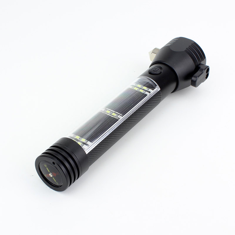 Tiger hunting LED emergency safety escape hammer flashlight outdoor solar energy safety hammer flashlight Tiger hunting LED emergency safety escape hammer flashlight outdoor solar energy safety hammer flashlight