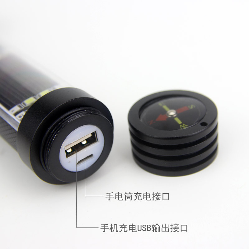 Tiger hunting LED emergency safety escape hammer flashlight outdoor solar energy safety hammer flashlight Tiger hunting LED emergency safety escape hammer flashlight outdoor solar energy safety hammer flashlight