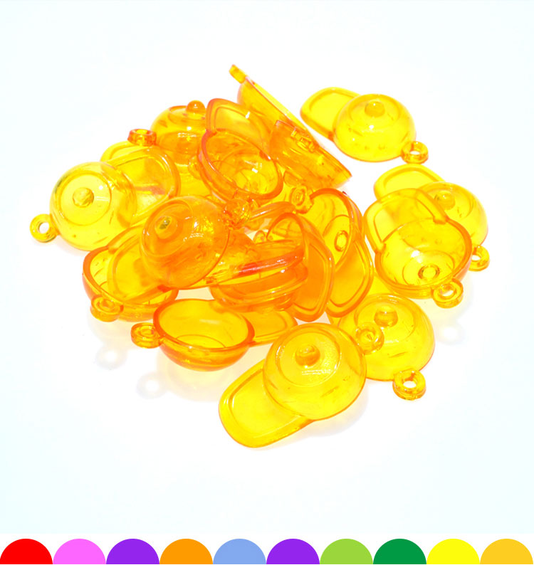 Transparent Acrylic Hat Shape Pendant Imitation Crystal Gem Toy Toddler Treasure Hunting Props Game Machine Toy