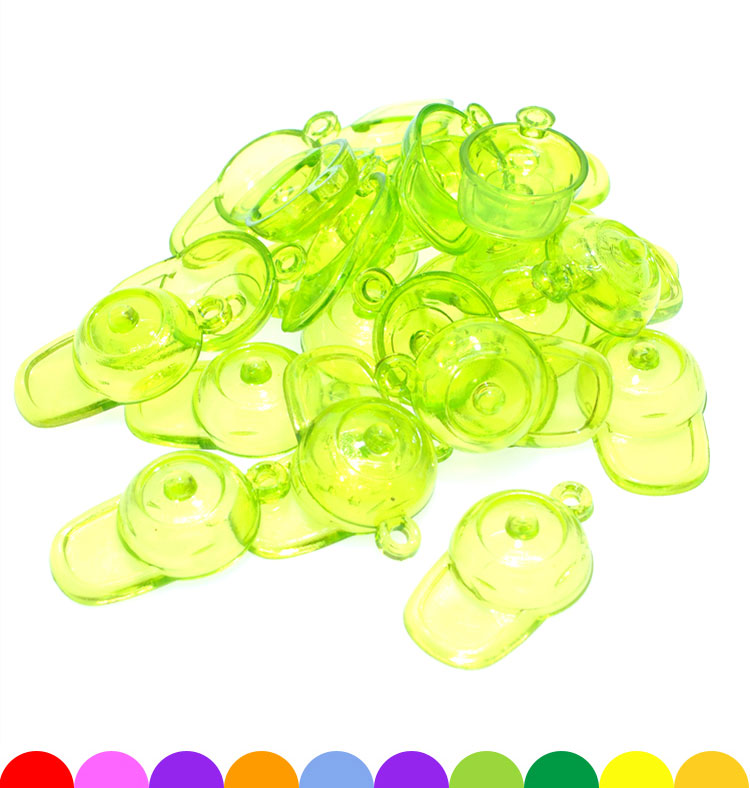 Transparent Acrylic Hat Shape Pendant Imitation Crystal Gem Toy Toddler Treasure Hunting Props Game Machine Toy