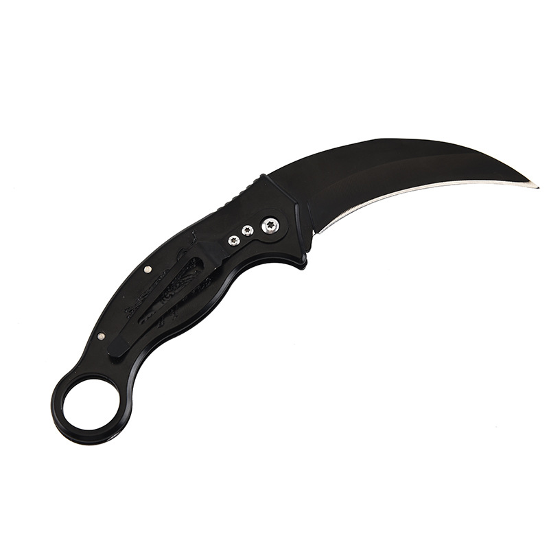 Factory Direct Sales Folding Knife Stainless Steel Folding Knife Folding Knife Wild Survival Camping Survival Outdoor Knife Blade Self-Defense a Folding Knife